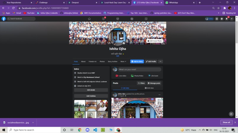 Social Media Api Project  – screenshot 2