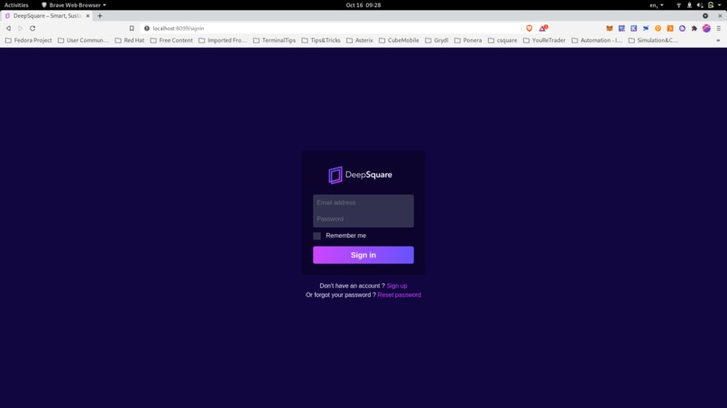 DeepSquare Portal – screenshot 2
