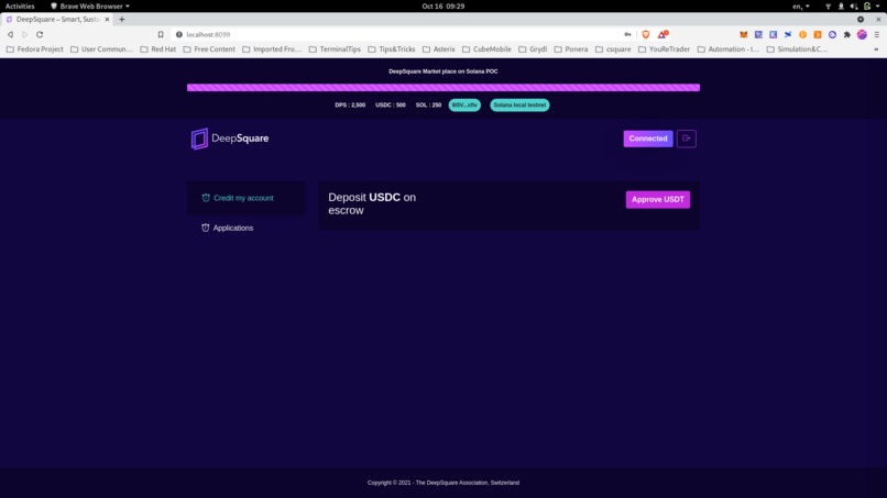 DeepSquare Portal – screenshot 5