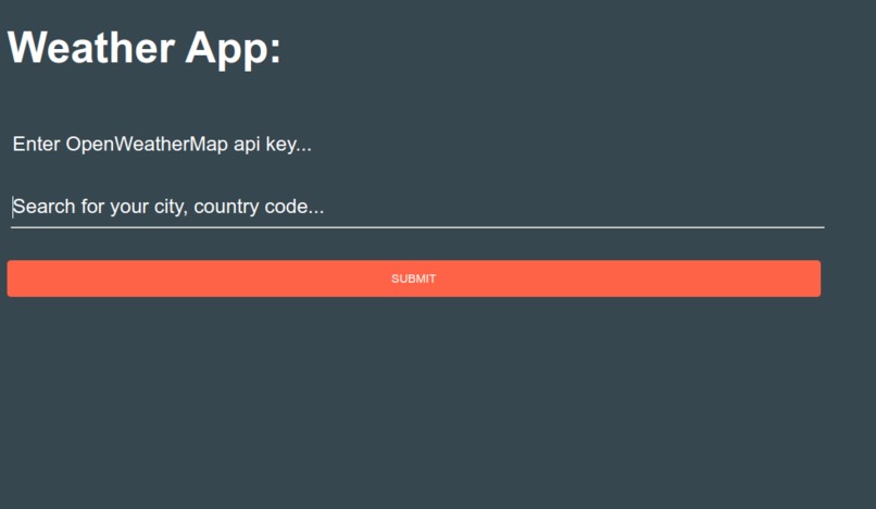 Weather App – screenshot 1