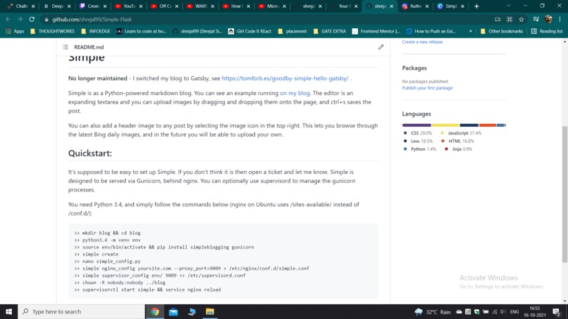 Simple Flask – screenshot 2