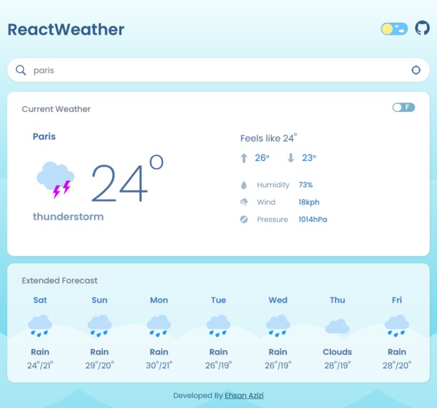 Weather-Application-MLH – screenshot 2