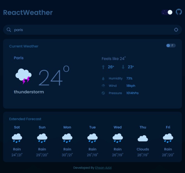 Weather-Application-MLH – screenshot 3