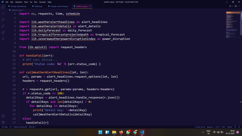 Weather Helper – screenshot 1