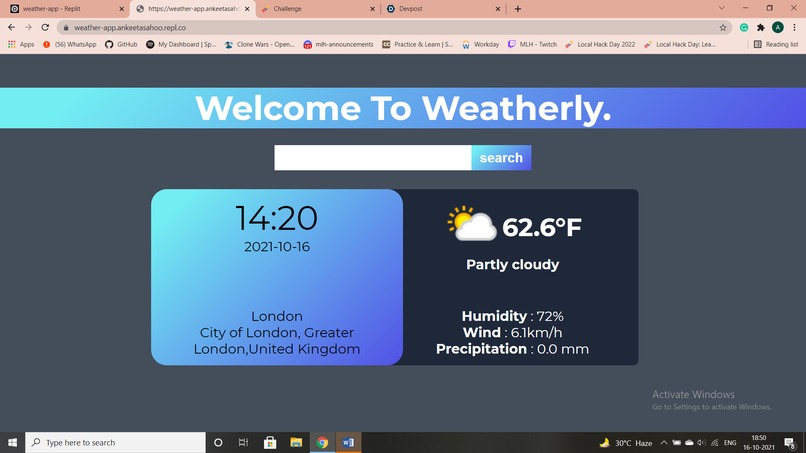Weatherly – screenshot 1