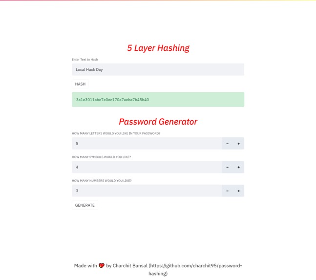 5 Layer Hashing – screenshot 2