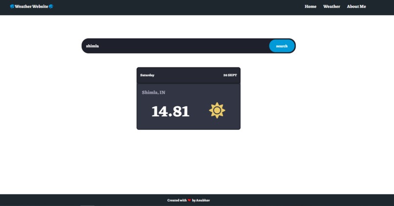 Weather App – screenshot 2