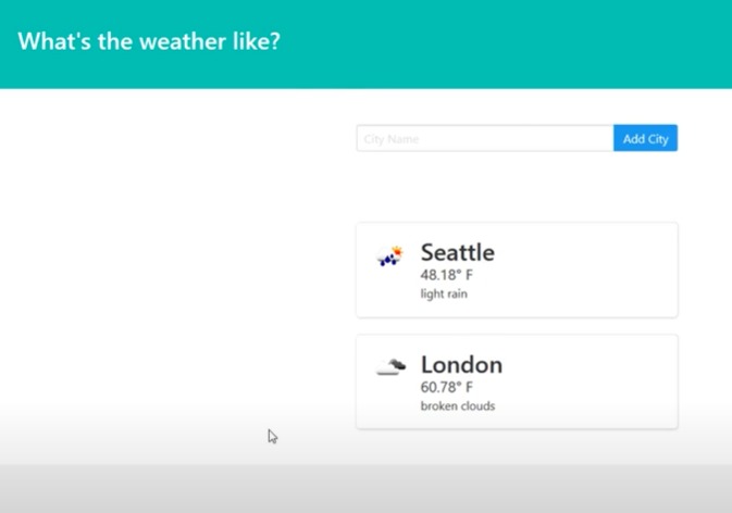 Weather App – screenshot 1