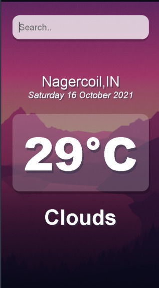 Weather App  – screenshot 2