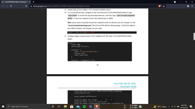 Use the Foxit Web SDK to create a PDF Link Generator – screenshot 3