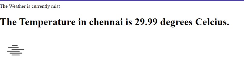 Weather API – screenshot 1