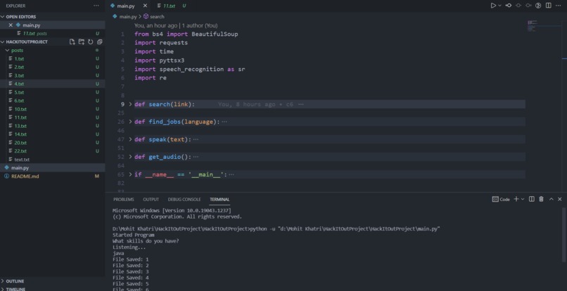 SpeakAndFind – screenshot 1