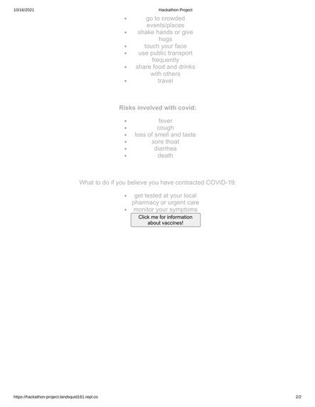 covid 19 safety  – screenshot 2