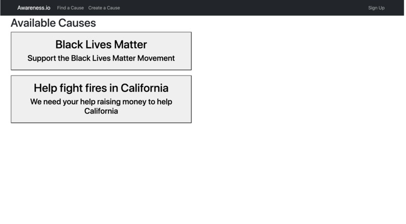 Awareness.io – screenshot 1