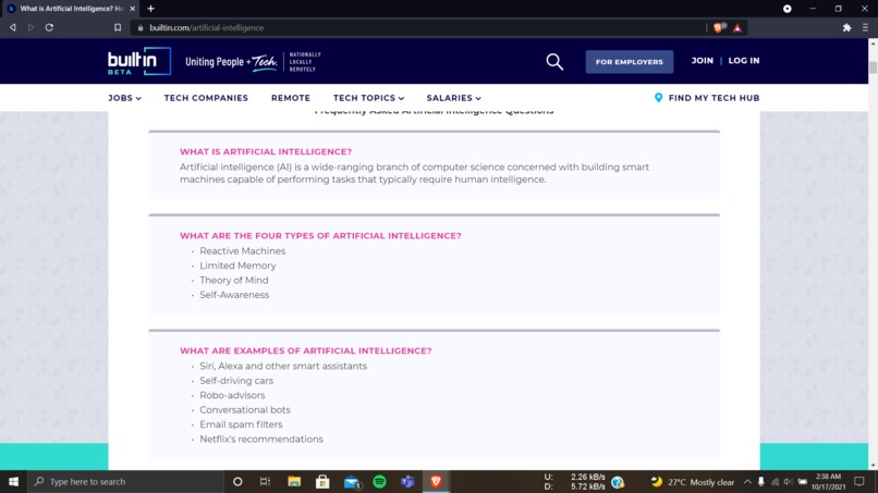 Learn about Artificial Intelligence – screenshot 3