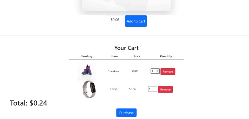 Shopping Cart – screenshot 1