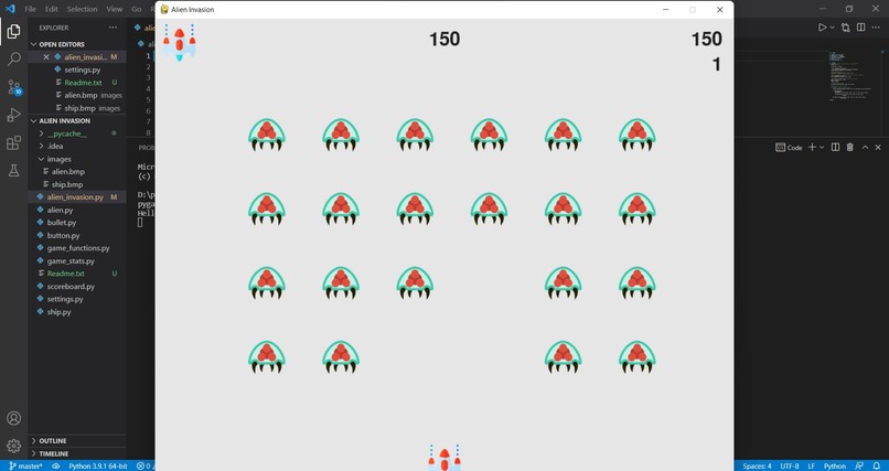 Alien Invasion Game – screenshot 1