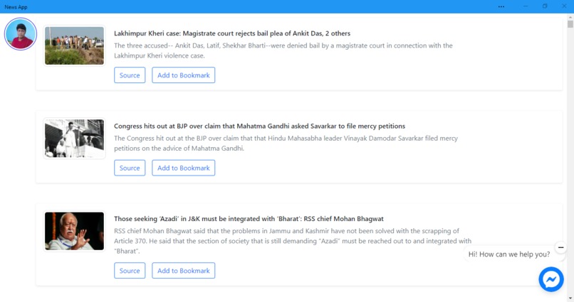 News App – screenshot 4