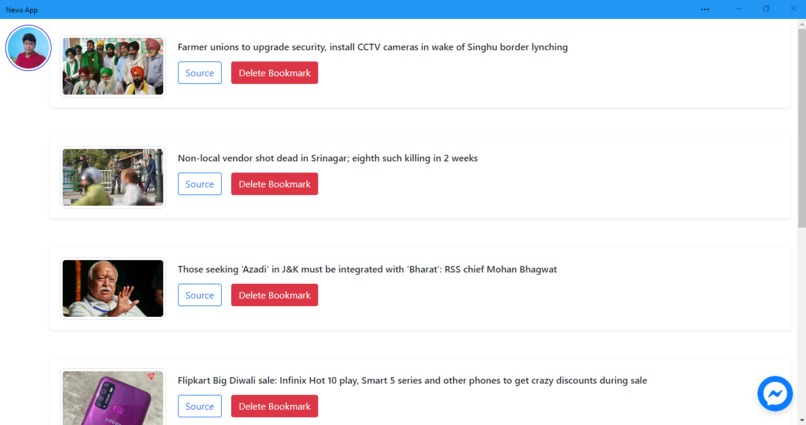 News App – screenshot 6