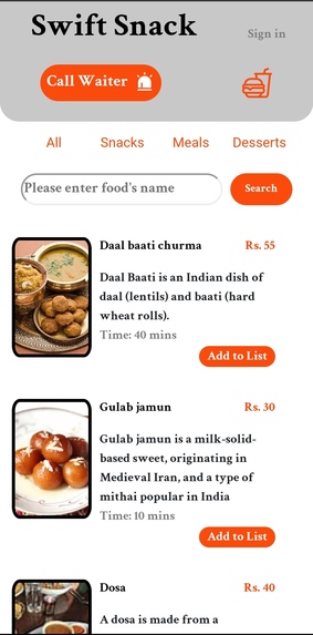 Swift Snack – screenshot 1