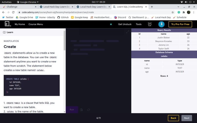 Learn SQL – screenshot 1