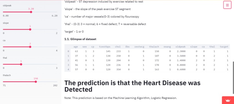 Heart Disease Predictor – screenshot 3