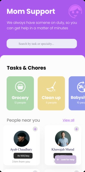 MomSupport – screenshot 1