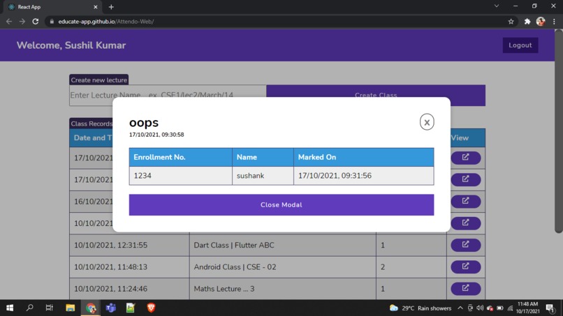 Attendo - Smart Attendance Manager – screenshot 8