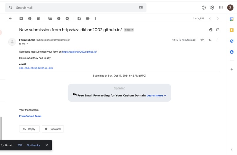 Portfolio – screenshot 2