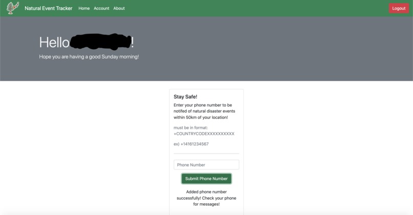 Natural Event Tracker – screenshot 6