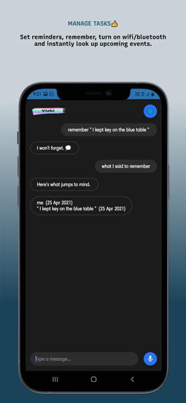 Vizhi, An AI Assistant – screenshot 3