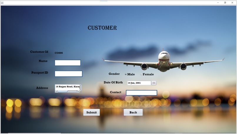 Airline Management System – screenshot 4