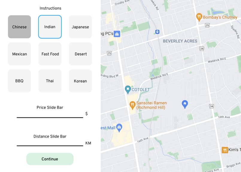 FoodFind – screenshot 2