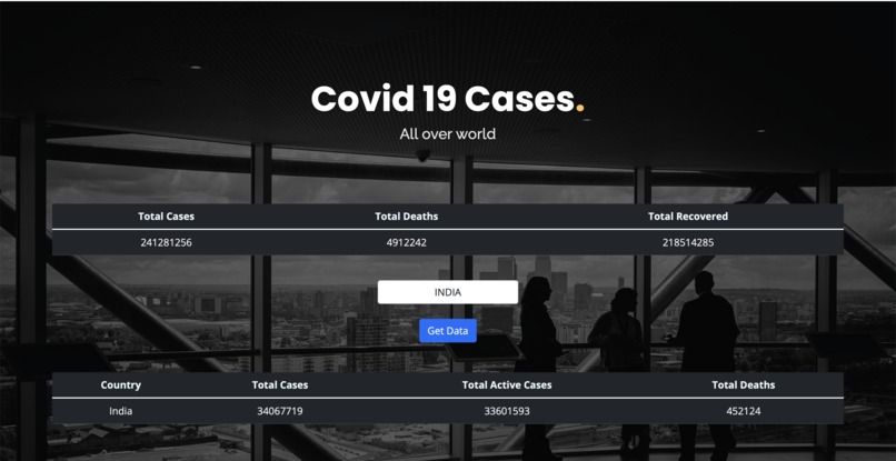CoviStat – screenshot 1