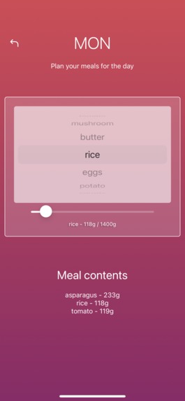 Healthy eating insights – screenshot 3