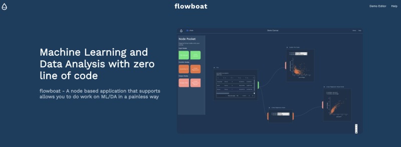 flowboat - A Node Based Machine Learning App – screenshot 1