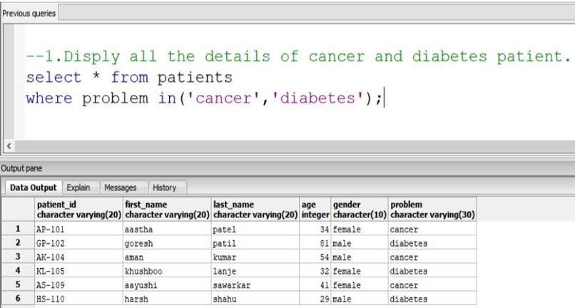 Learn SQL – screenshot 2