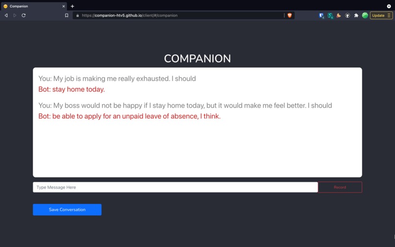 companion-htv5 – screenshot 6