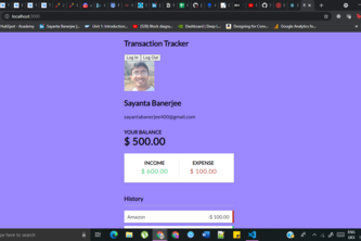 Secured Transaction Tracker