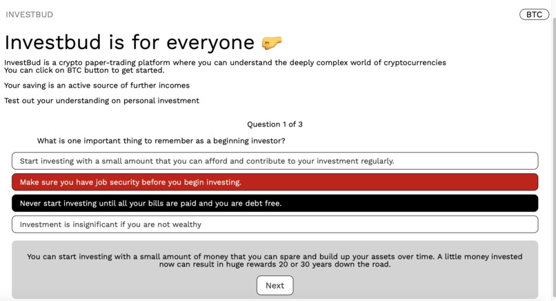 InvestBud – screenshot 1