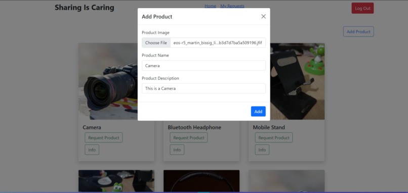 SharingIsCaring – screenshot 3