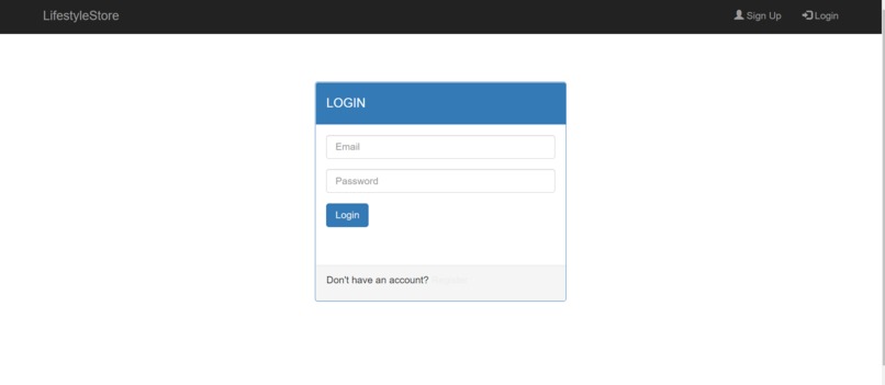Online shopping system – screenshot 3