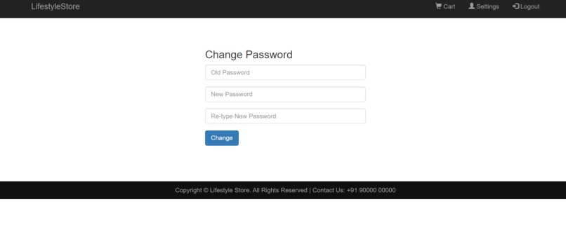 Online shopping system – screenshot 4