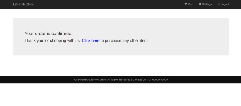 Online shopping system – screenshot 7