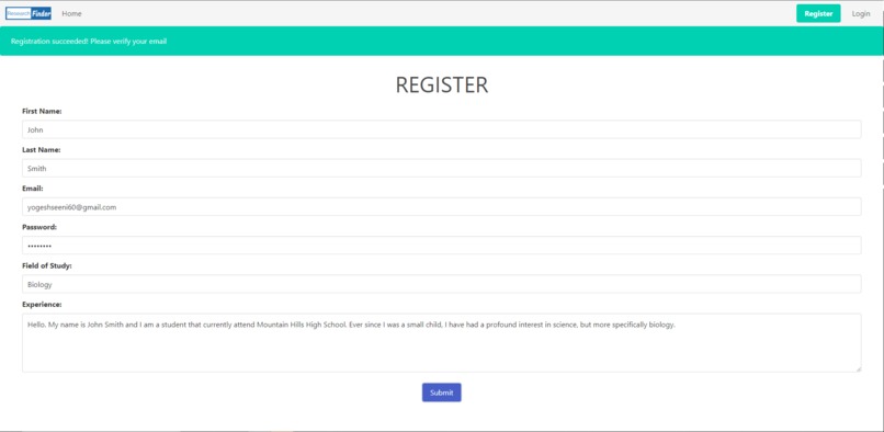 Research Finder – screenshot 1