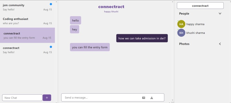 ConnectRact – screenshot 1