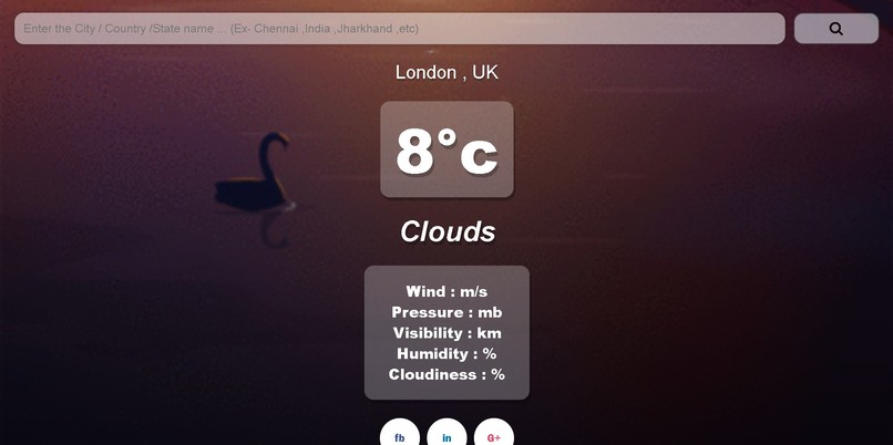 weather-project – screenshot 1