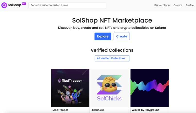 SolShop – screenshot 1
