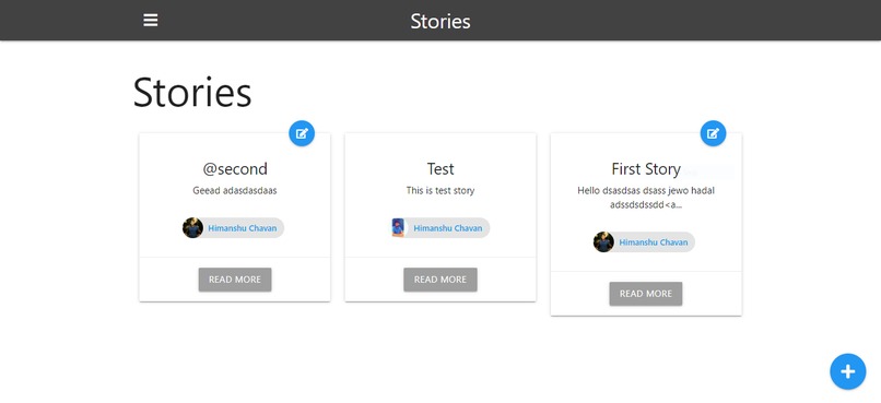 Stories - Social Networking App – screenshot 1