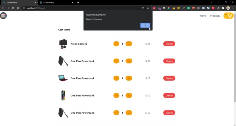 e-commerce-webapp – screenshot 2
